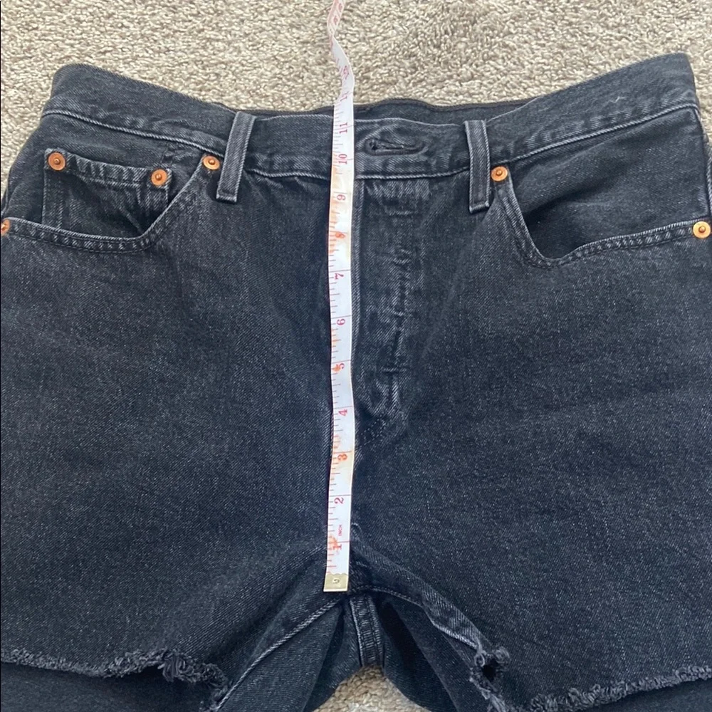 Levi's Black Denim Shorts - Picture 10 of 13
